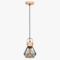 lampes suspendues nordiques en bois pour restaurants bars hôtels cafés