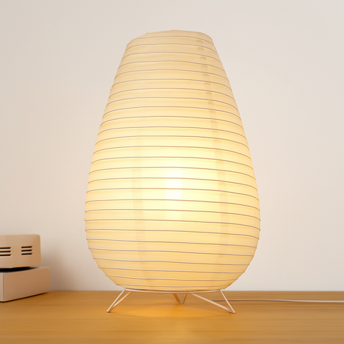 Lanterne en papier nordique lampe de Table Style japonais moderne salon bureau chambre chevet LED éclairage de nuit décor