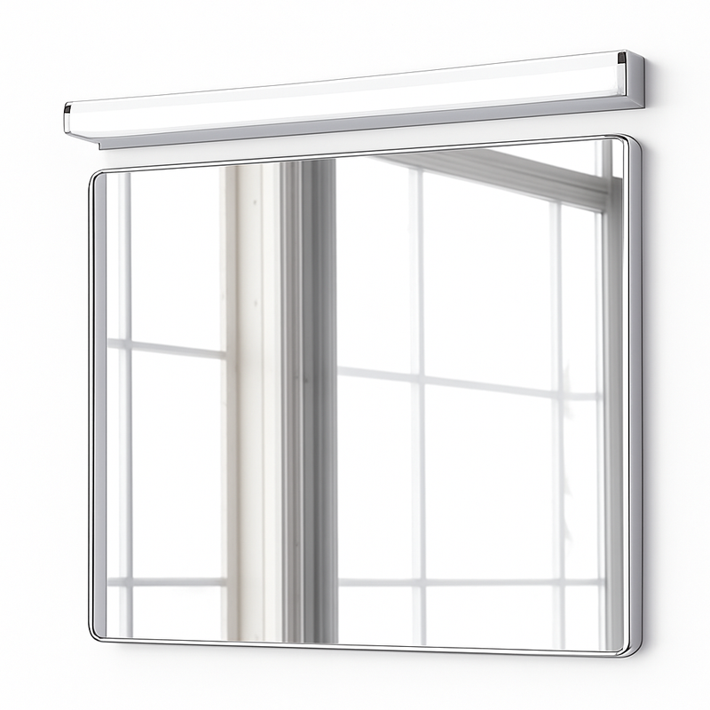 Led miroir lumière moderne salle de bain lampe appliques 42/62/72/120cm acier inoxydable AC85-265V noir blanc appliques LED apliques