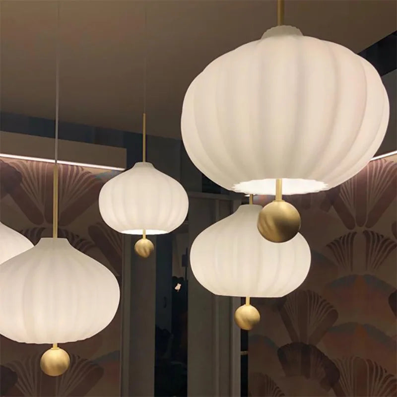 (15mai) Suspension moderne LED style chinois forme sphérique Shoutao - vue 7 sur 8