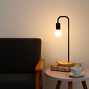 Loft lampe de bureau Vintage E27 noir blanc tige de fer campagne américaine lampes de Table en bois nordique chevet lecture luminaire