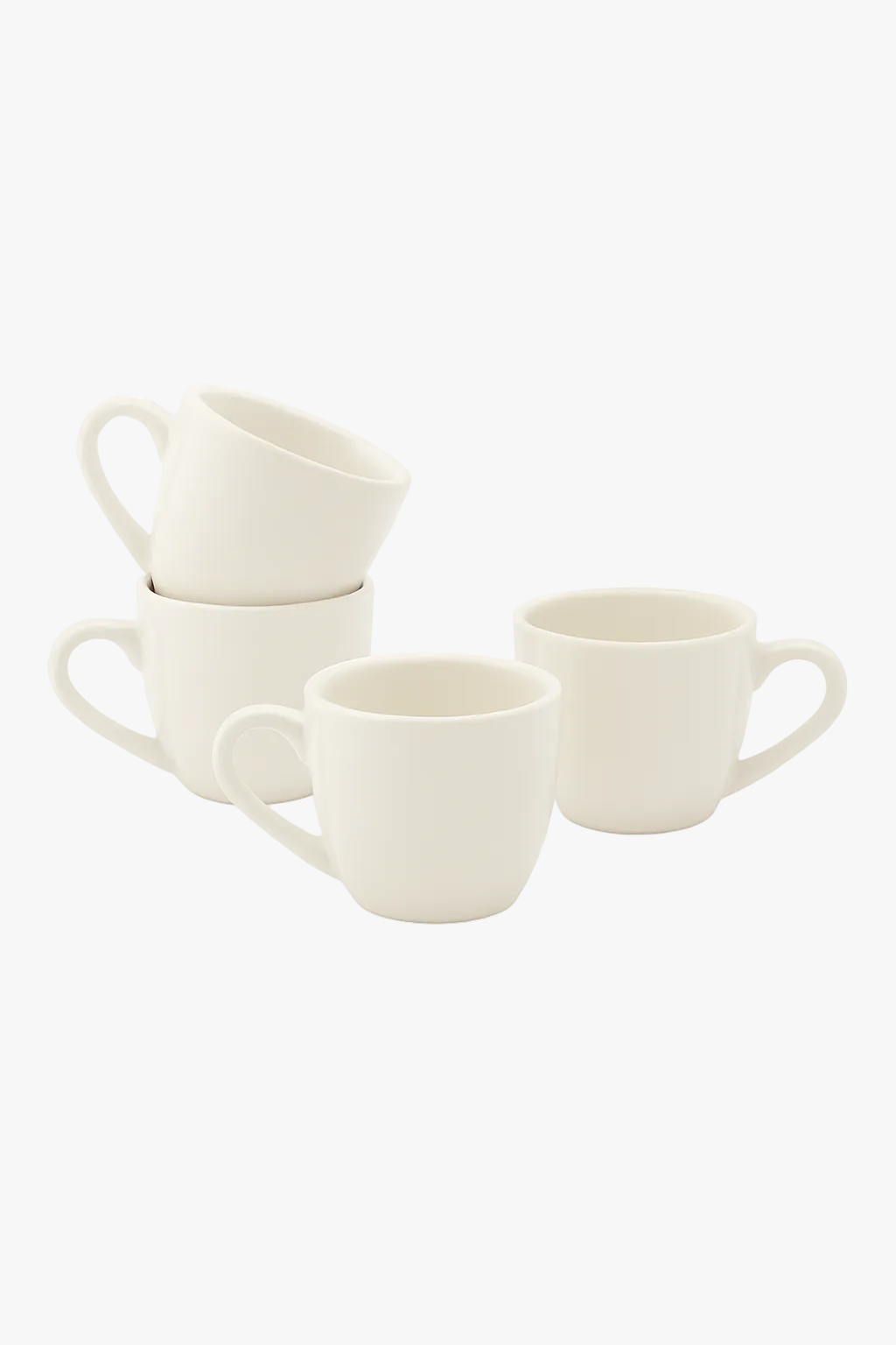 lot de 4 tasses expresso ceramique demitasse anses