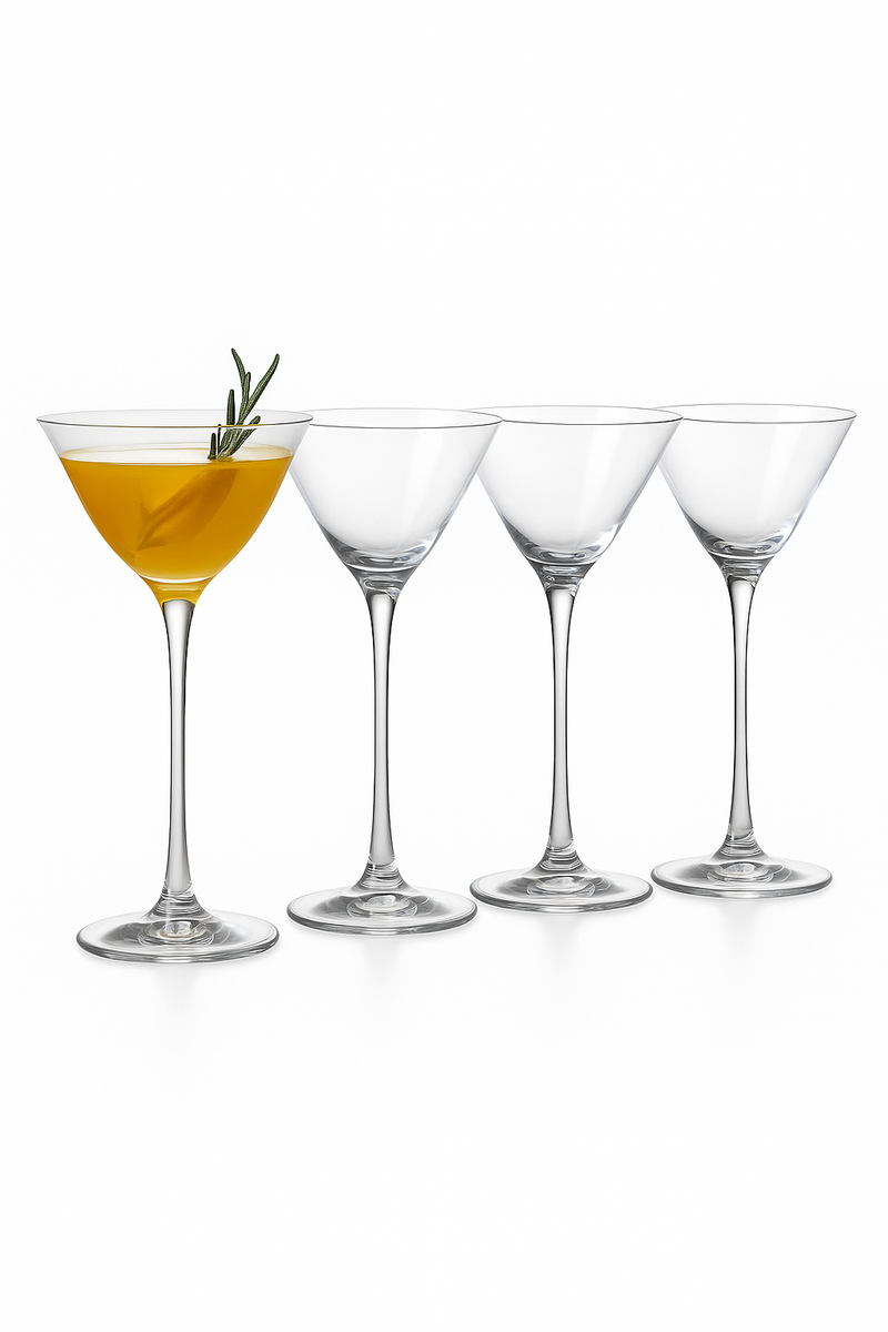 Lot de 4 verres martini 100 ml classiques