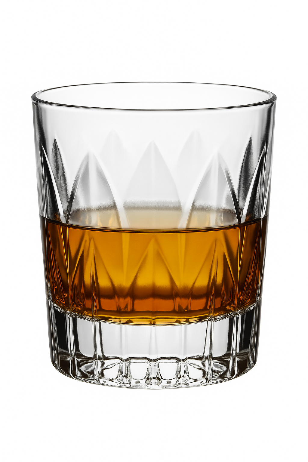 Lot de 4 verres whisky relief vintage bar - vue 2 sur 2
