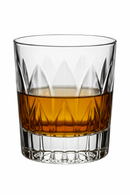 Lot de 4 verres whisky relief vintage bar