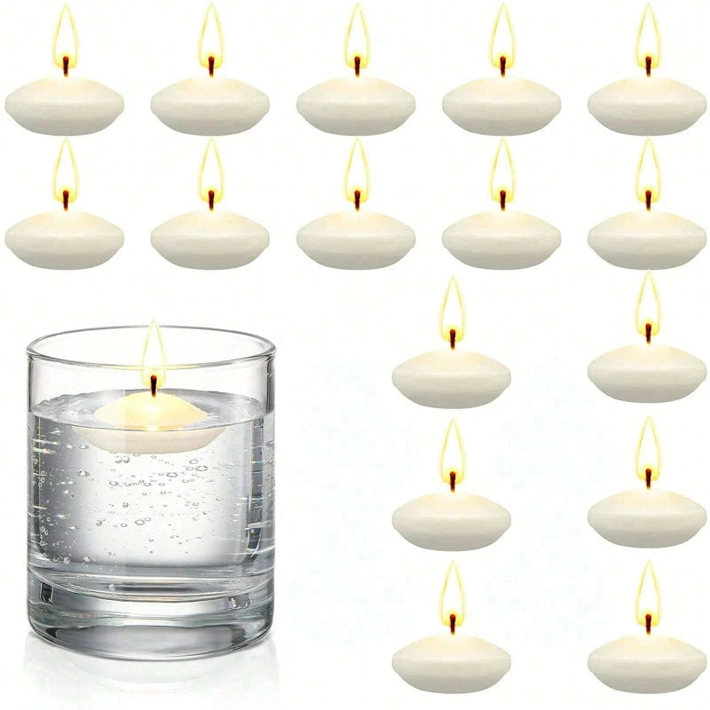 lot de bougies flottantes non parfumées pour toutes occasions romantiques