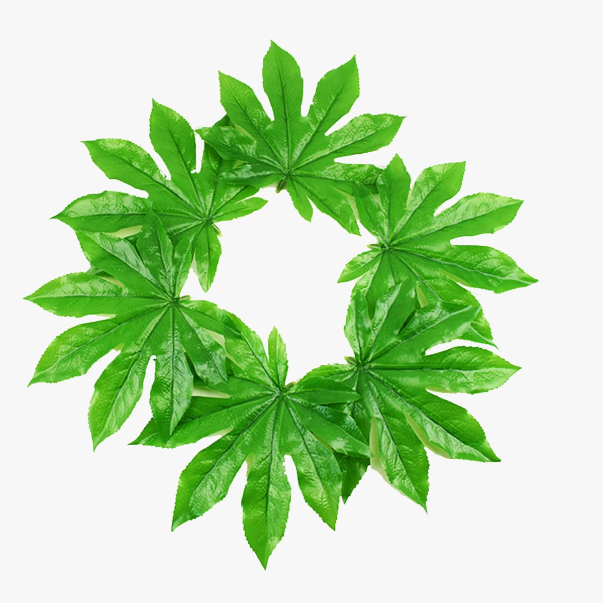 lot de plantes artificielles tropicales en plastique réalistes pour décoration