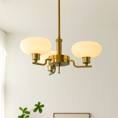 lustre bauhaus abat-jour en verre design art déco moderne