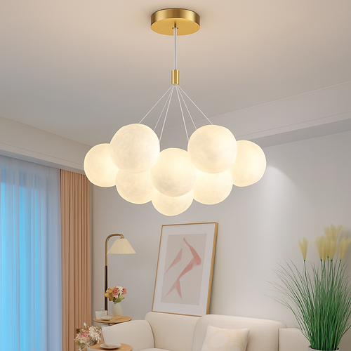 lustre bulle lumière pour salon chambre suspendues