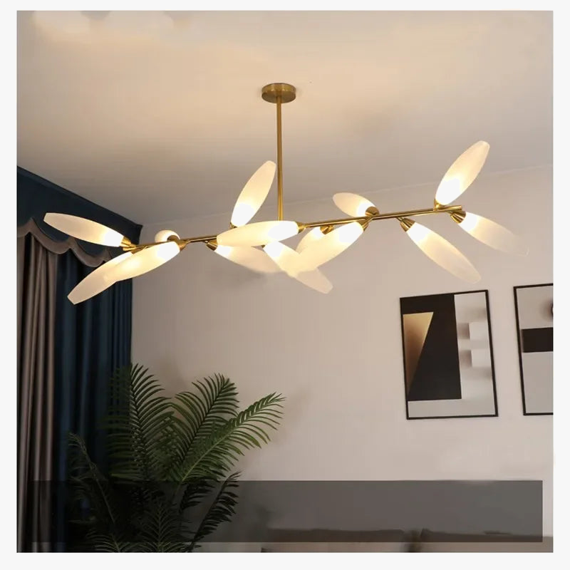 lustre de luxe gem branch verre minimaliste nordique intérieur