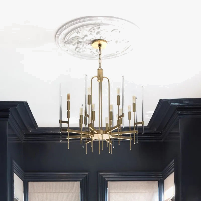 lustre de luxe post-moderne nordique pour restaurant et villa