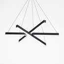 Lustre design LED barrettes lumineuses en métal Zillion