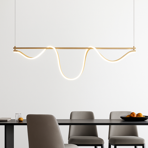 lustre design moderne led pour éclairage intérieur