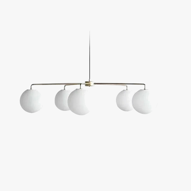 Lustre doré de styliste danois