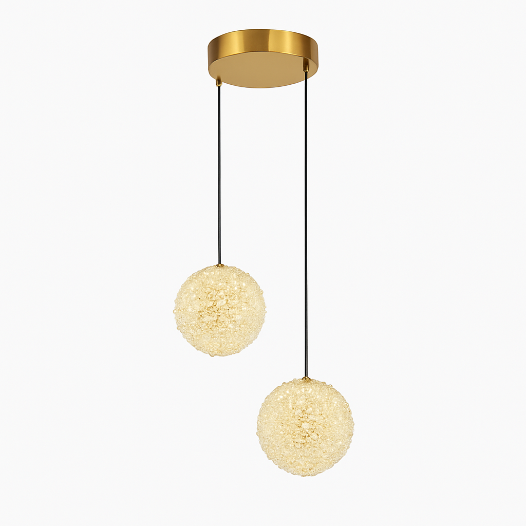 lustre en cristal led léger pour une ambiance romantique et élégante - vue 9 sur 10
