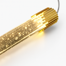lustre en cristal led moderne pour décoration intérieure créative