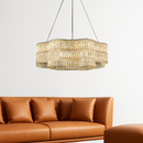 lustre en cristal moderne pour éclairage intérieur élégant