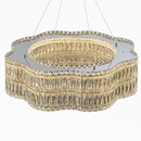 lustre en cristal moderne pour éclairage intérieur élégant