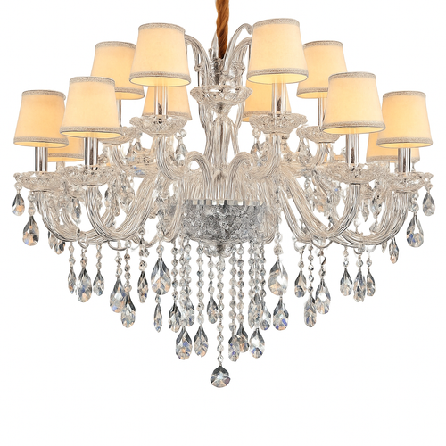 lustre en cristal moderne pour une décoration luxueuse