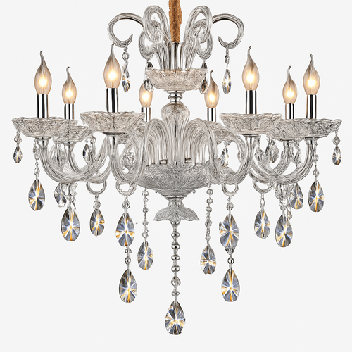 lustre en cristal moderne pour une décoration luxueuse