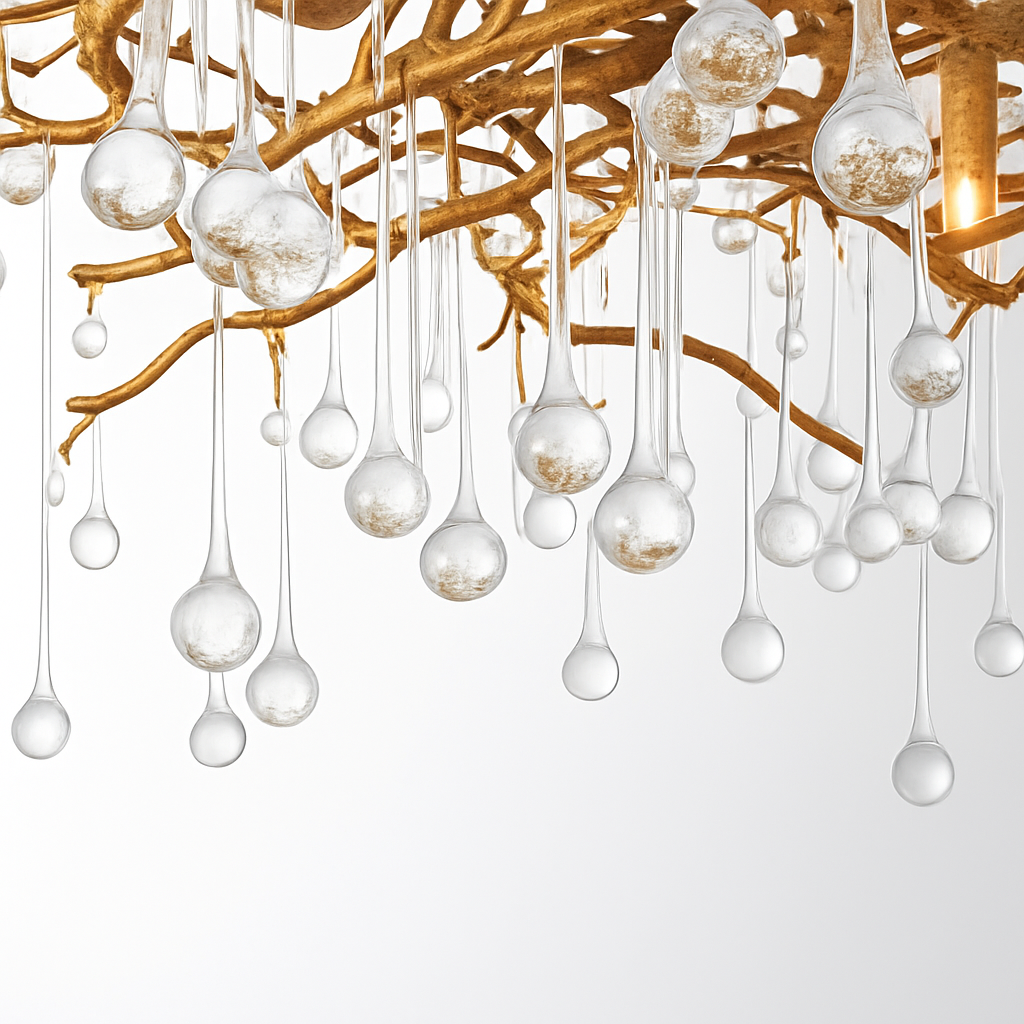 lustre en cristal rétro pour éclairage de luxe - vue 7 sur 7