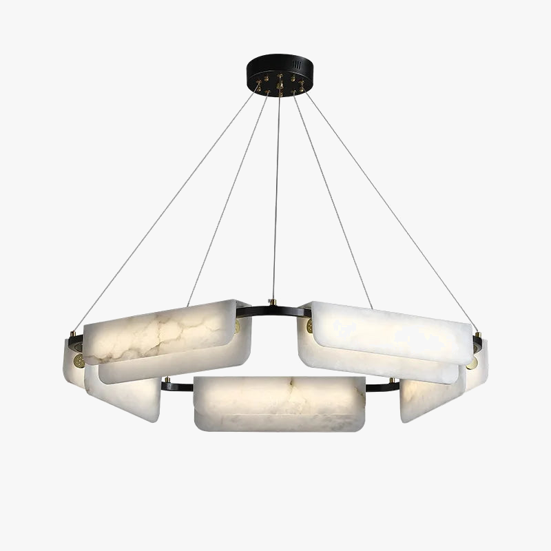 Lustre en marbre naturel