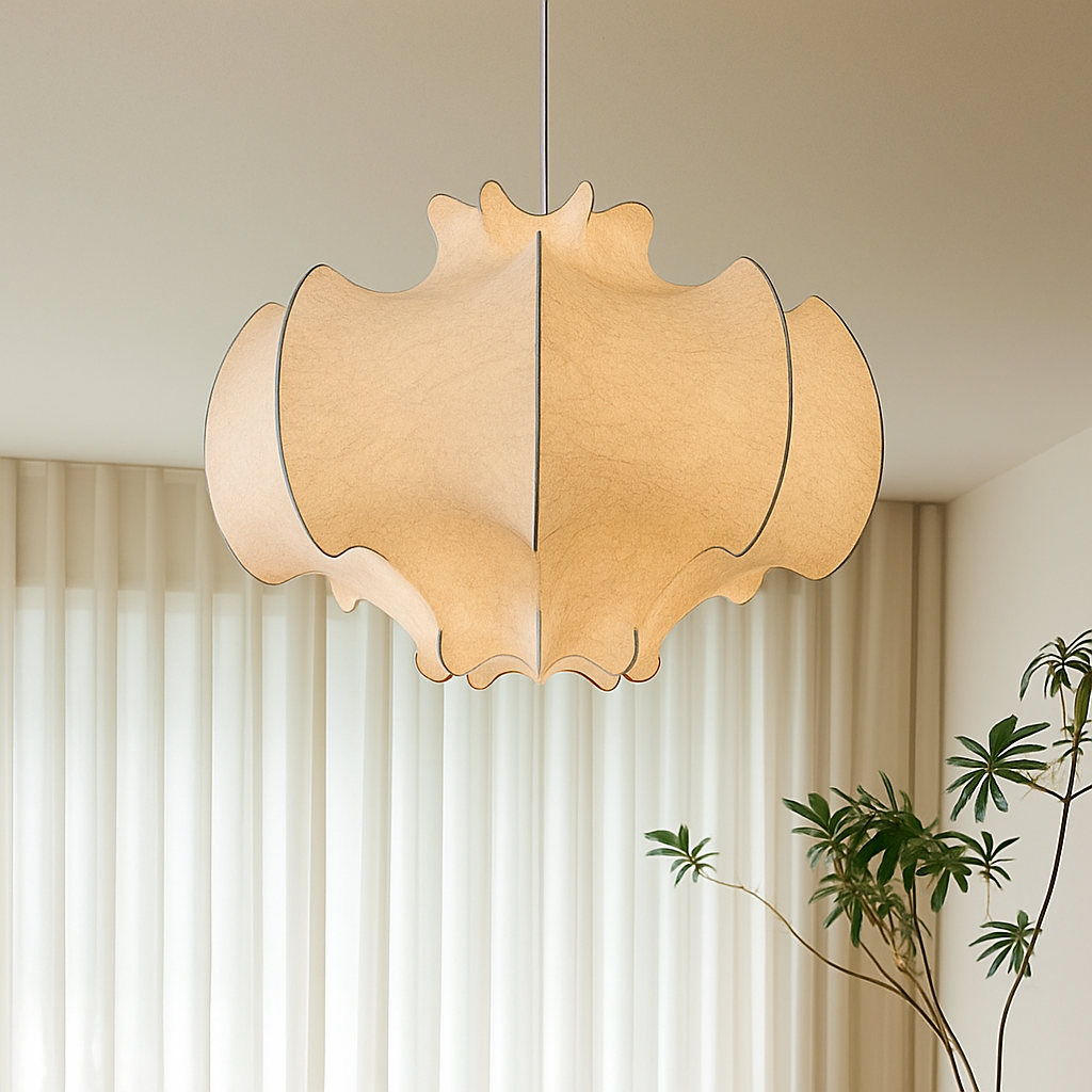 lustre en soie minimaliste nordique pour décoration moderne