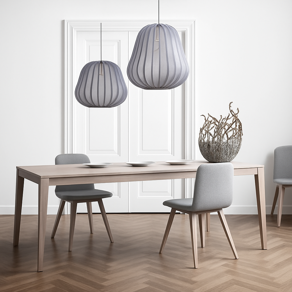 lustre en tissu wabi-sabi pour restaurant et bar décoratif - vue 5 sur 14