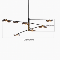lustre en verre suspension métal hauteur réglable éclairage