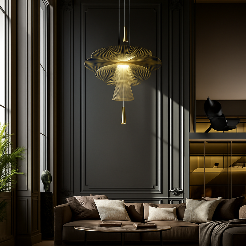 Lustre LED design nordique pour salon salle à manger cuisine Tables à manger barre lampe de chevet décor à la maison luminaire suspendu