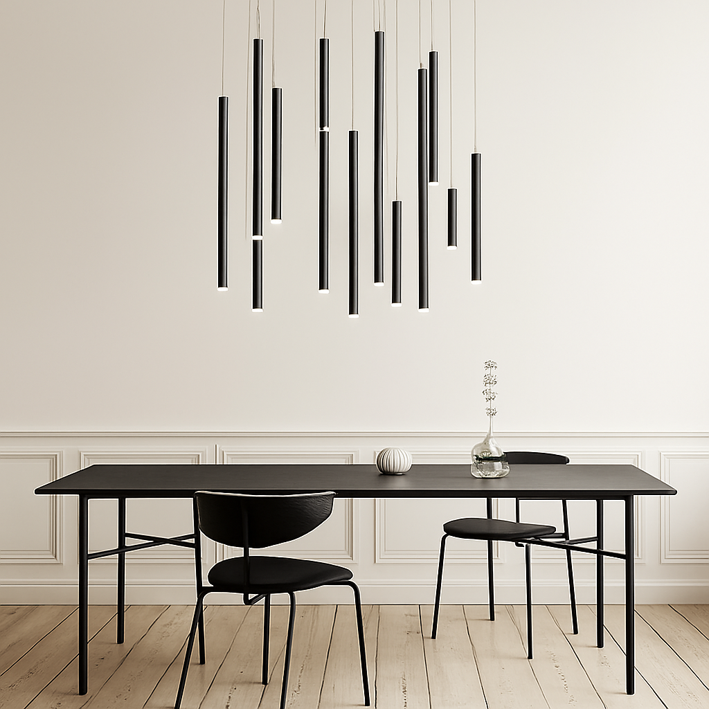 lustre led moderne minimaliste pour bars restaurants et boutiques