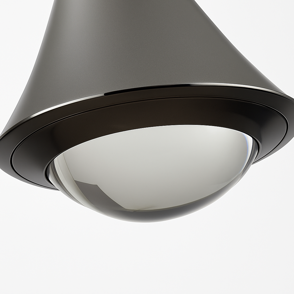 lustre led nordique anti-éblouissant en aluminium à intensité variable - vue 5 sur 8