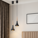 lustre led nordique anti-éblouissant en aluminium à intensité variable