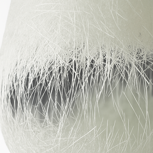 lustre lune led design italien en fibre de verre