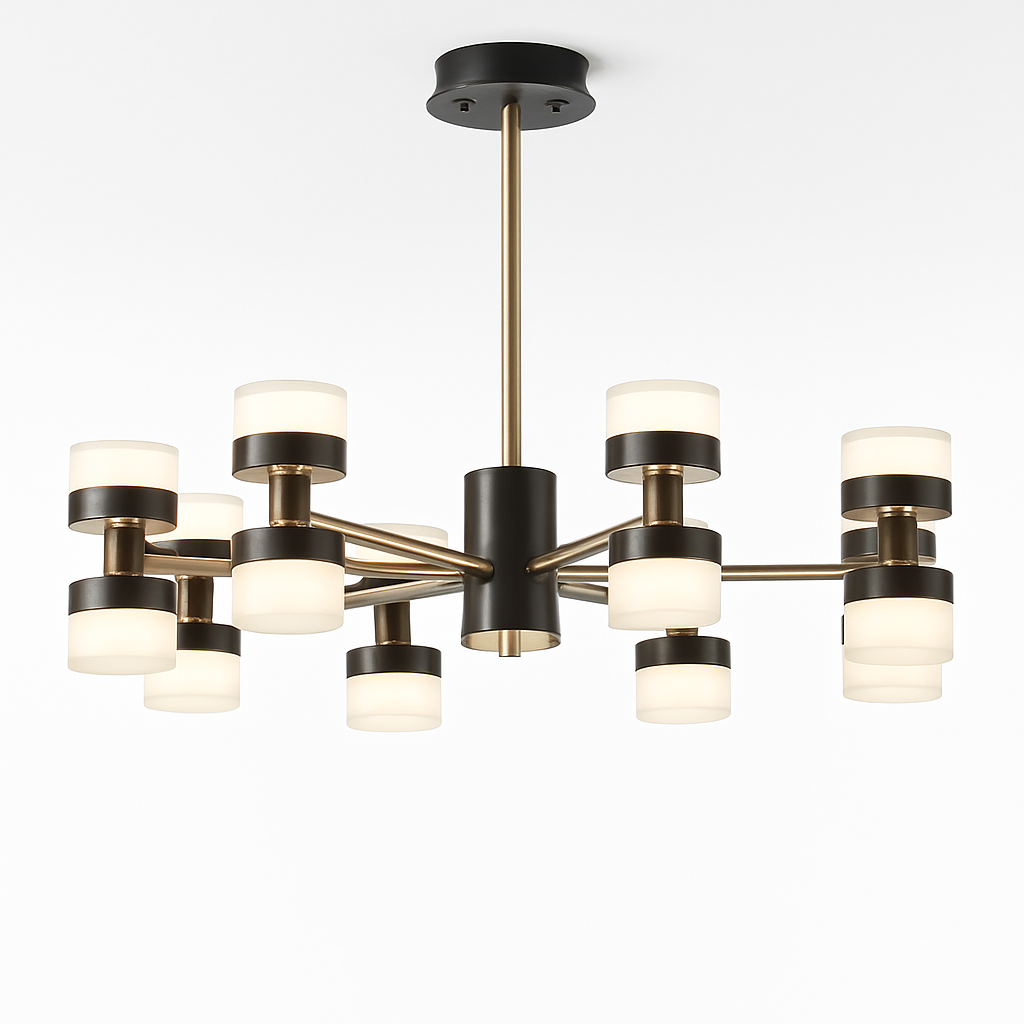 lustre moderne haut de gamme avec télécommande et gradation