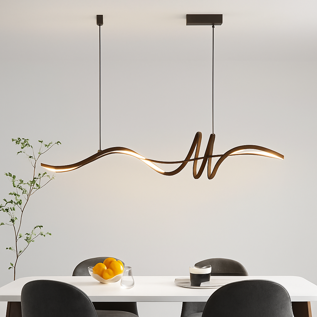 lustre moderne simple striptips pour intérieur luminaire - vue 6 sur 6