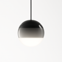 lustre nordique en verre dégradé à suspension led créatif