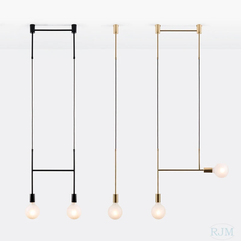 lustre nordique or moderne pour décoration noël luminaires maison