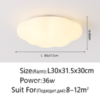 Lustre Nuages Blanc LED Lustre Pour Salle À Manger Chambre D'enfant Hall Créative Décorative Éclairage Quotidien