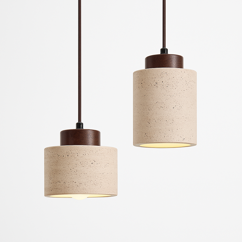 lustre rétro en pierre de grotte pour décoration intérieure