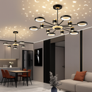 lustre romantique étoilé moderne 6 lumières créatif