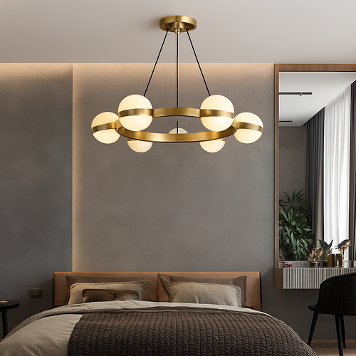 Lustre rond design led moderne
