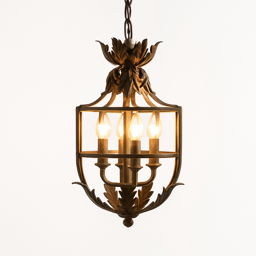 lustre style loft américain vintage en fer nordique rural