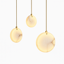 lustre suspendu moderne en marbre pour décoration ronde