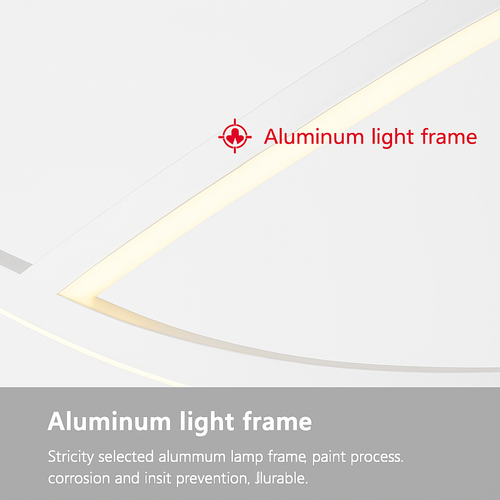 lustre suspendu moderne led avec abat-jour acrylique hyperbolique
