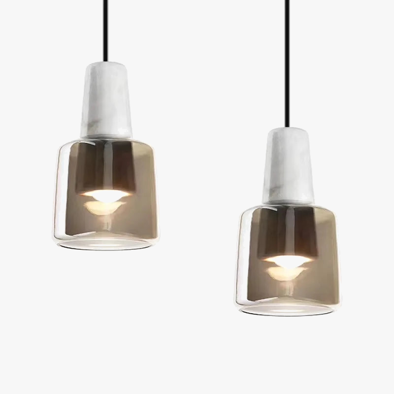 Marbre E27 LED suspension moderne nordique lampe suspendue lustres éclairage intérieur décor à la maison bar salon chambre luminaire