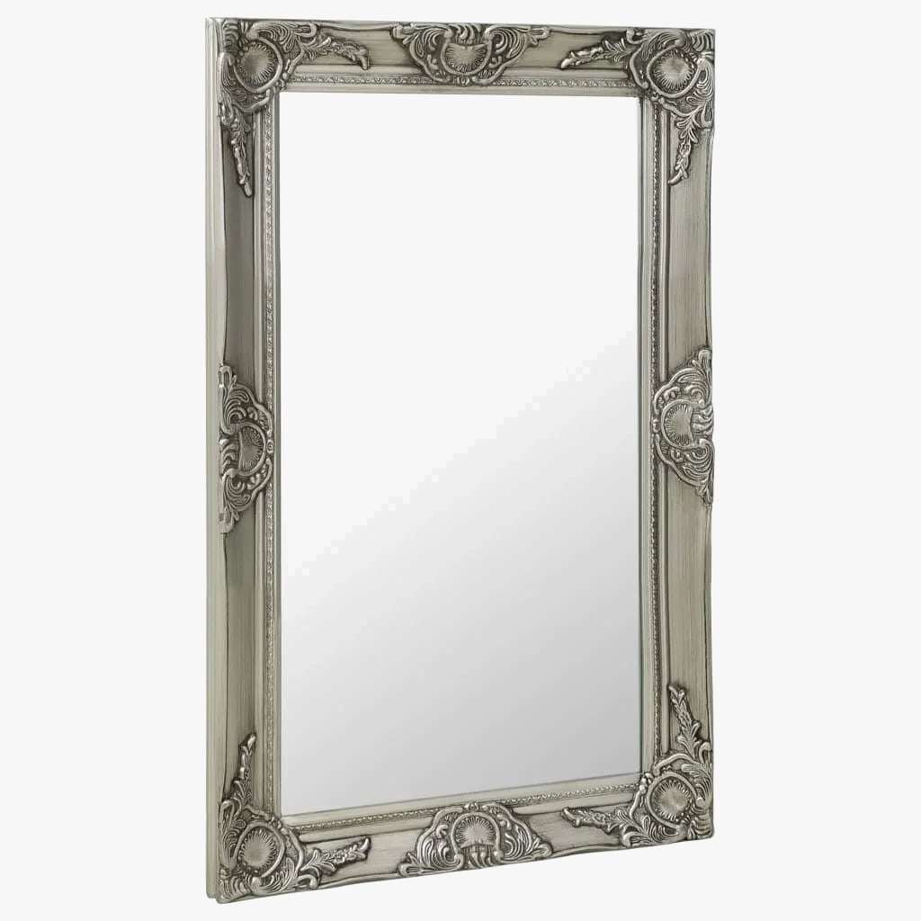 miroir baroque argenté décoration intérieure pour un style raffiné