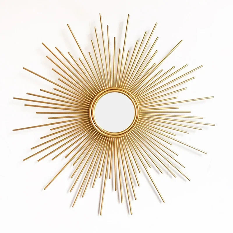 miroir décoratif en métal pour décoration murale créative
