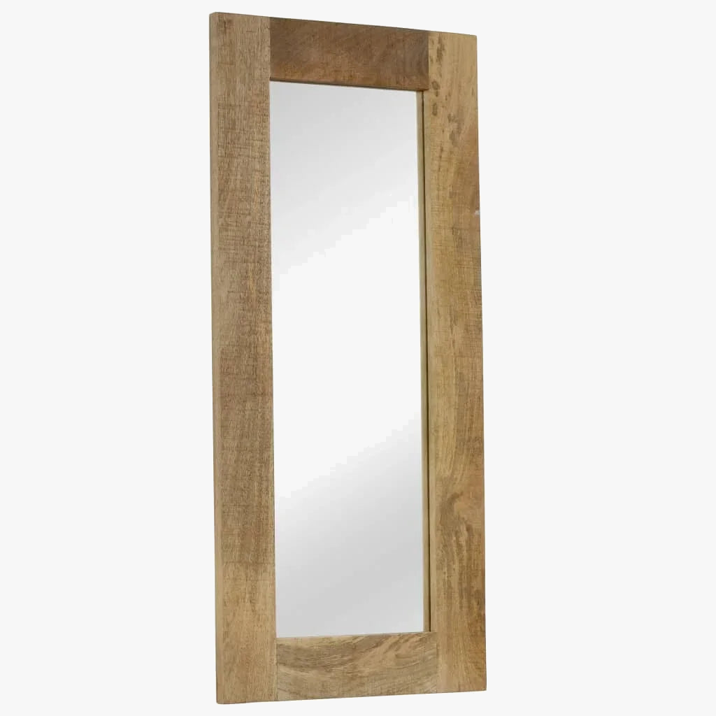 miroir en bois massif manguier pour décoration intérieure élégante