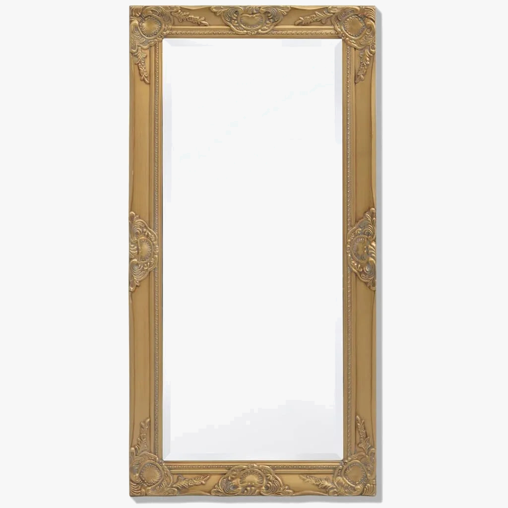 miroir mural baroque doré pour décoration intérieure élégante